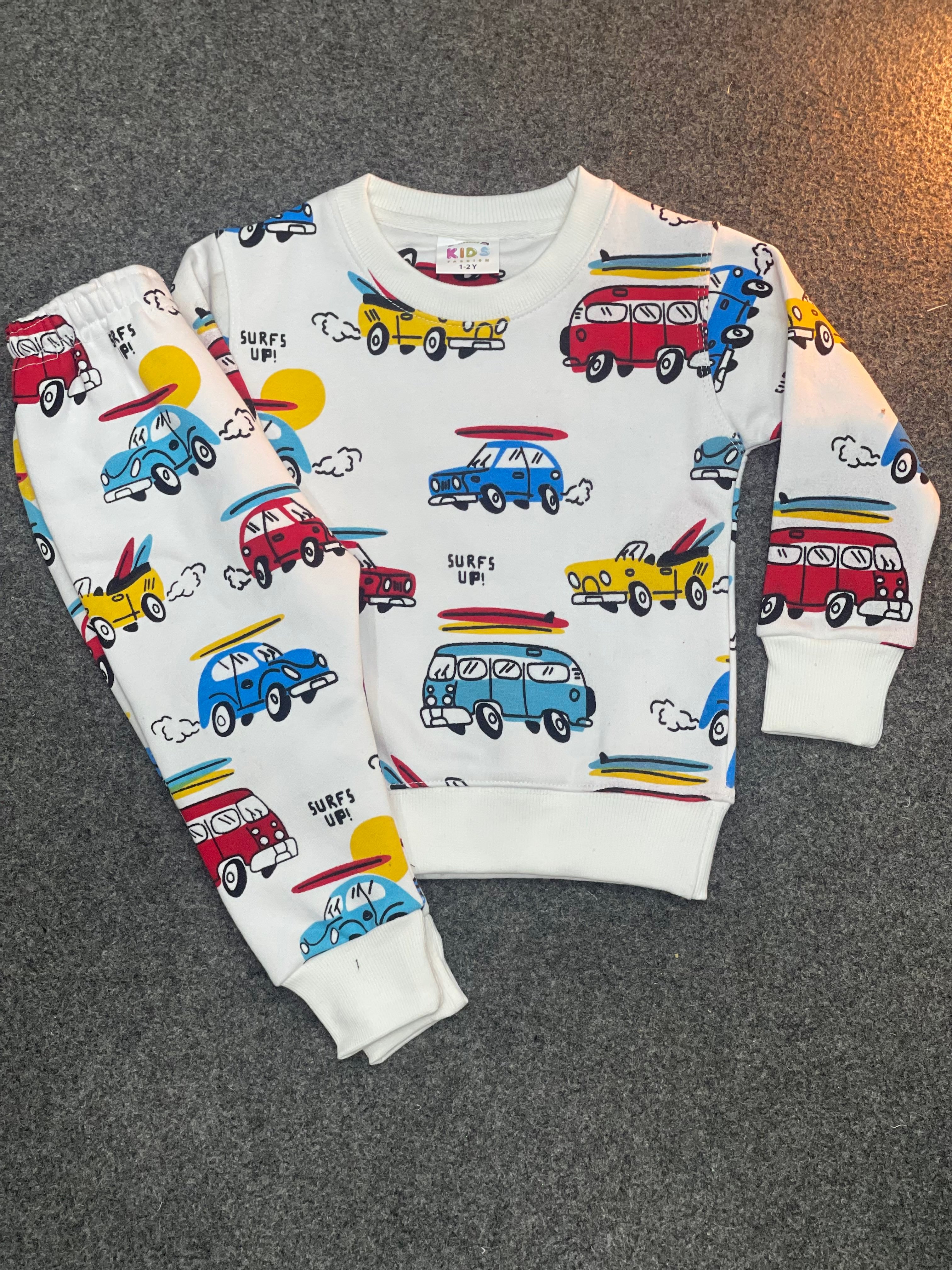 Racing Cars - Tracksuit - Sweatshirt with Trouser - All Over Print