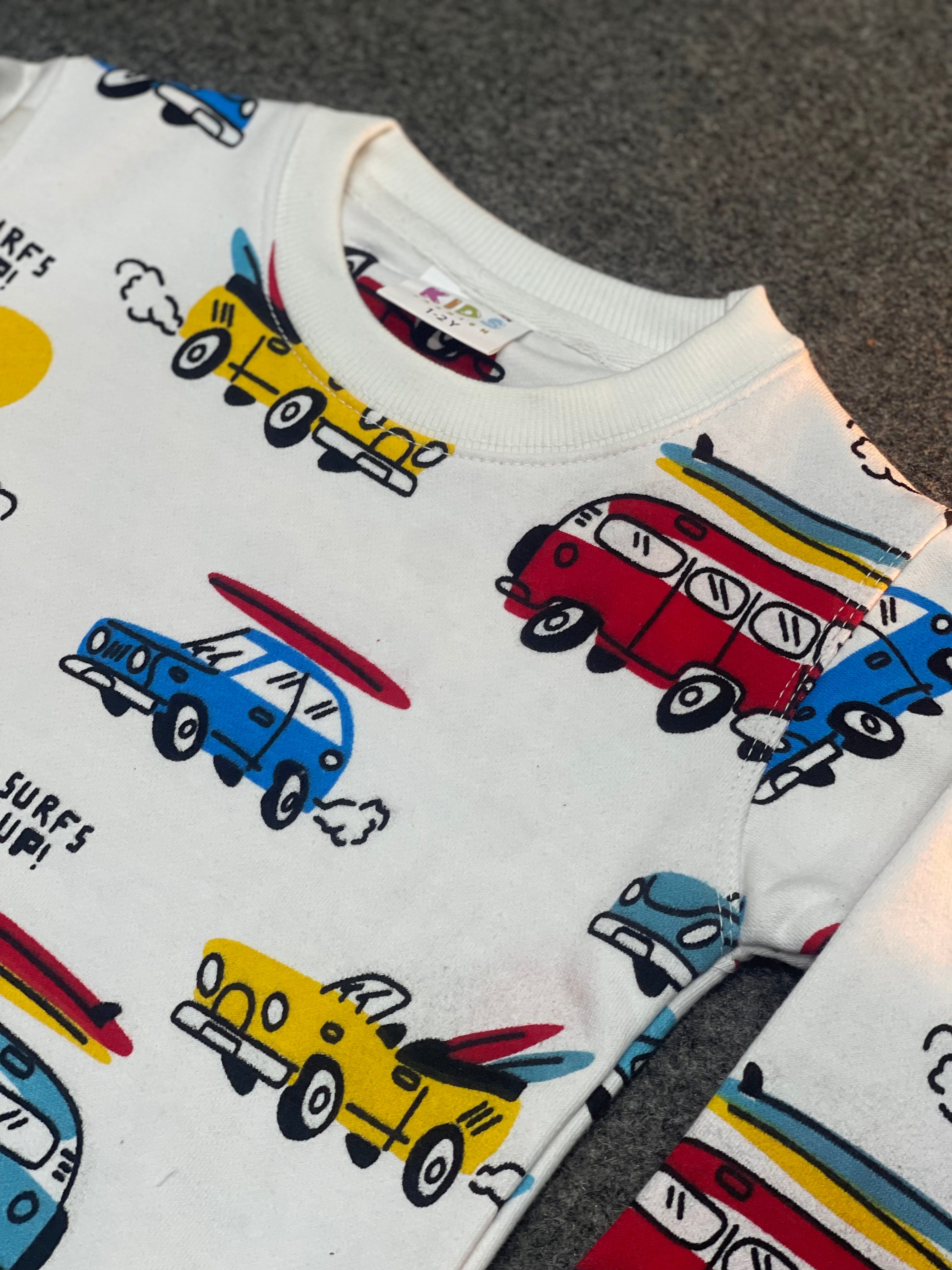 Racing Cars - Tracksuit - Sweatshirt with Trouser - All Over Print
