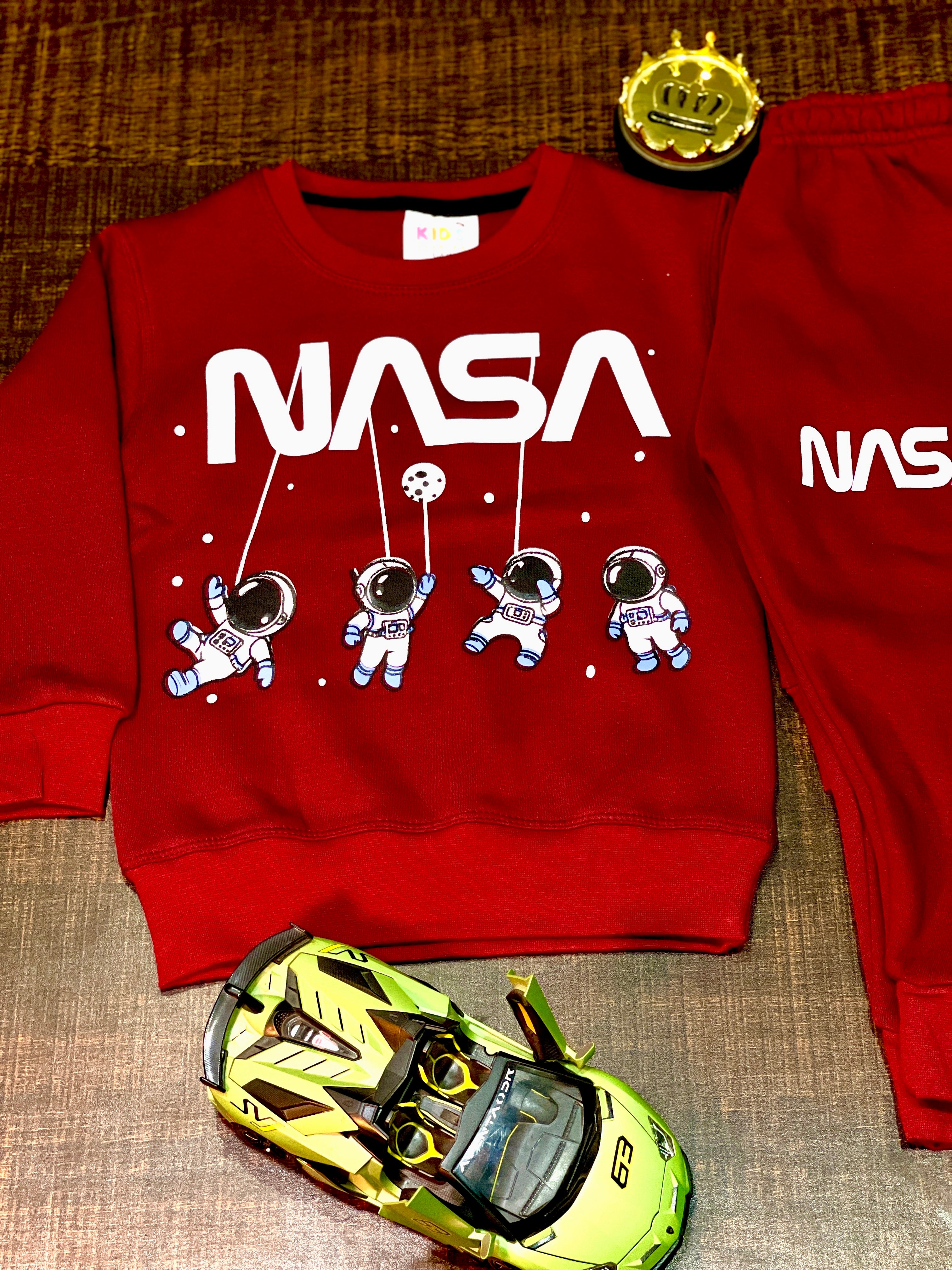 NASA - SWEATSHIRT WITH TROUSER - BURGUNDY