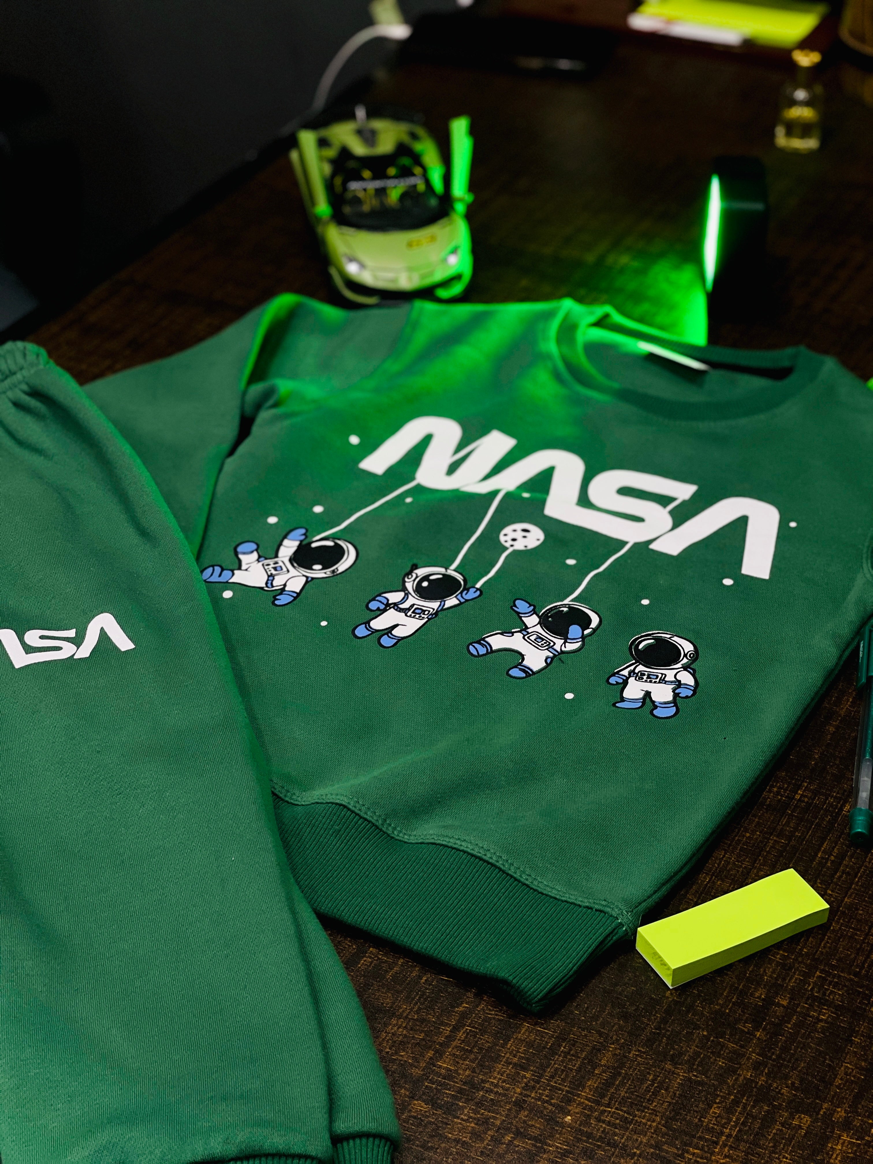 NASA - SWEATSHIRT WITH TROUSER - GREEN