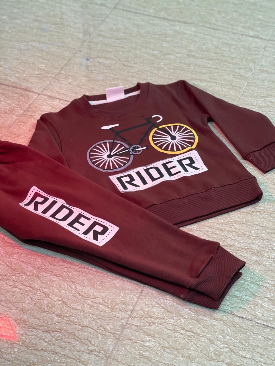 Rider - Tracksuirt - Sweatshirt with Trouser - BURGUNDY