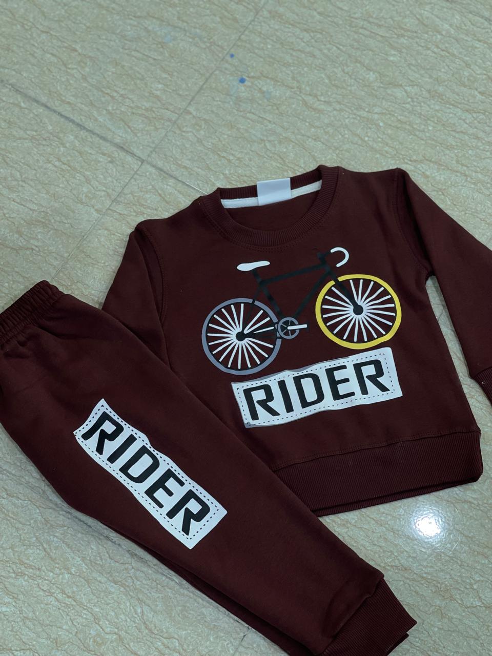 Rider - Tracksuirt - Sweatshirt with Trouser - BURGUNDY