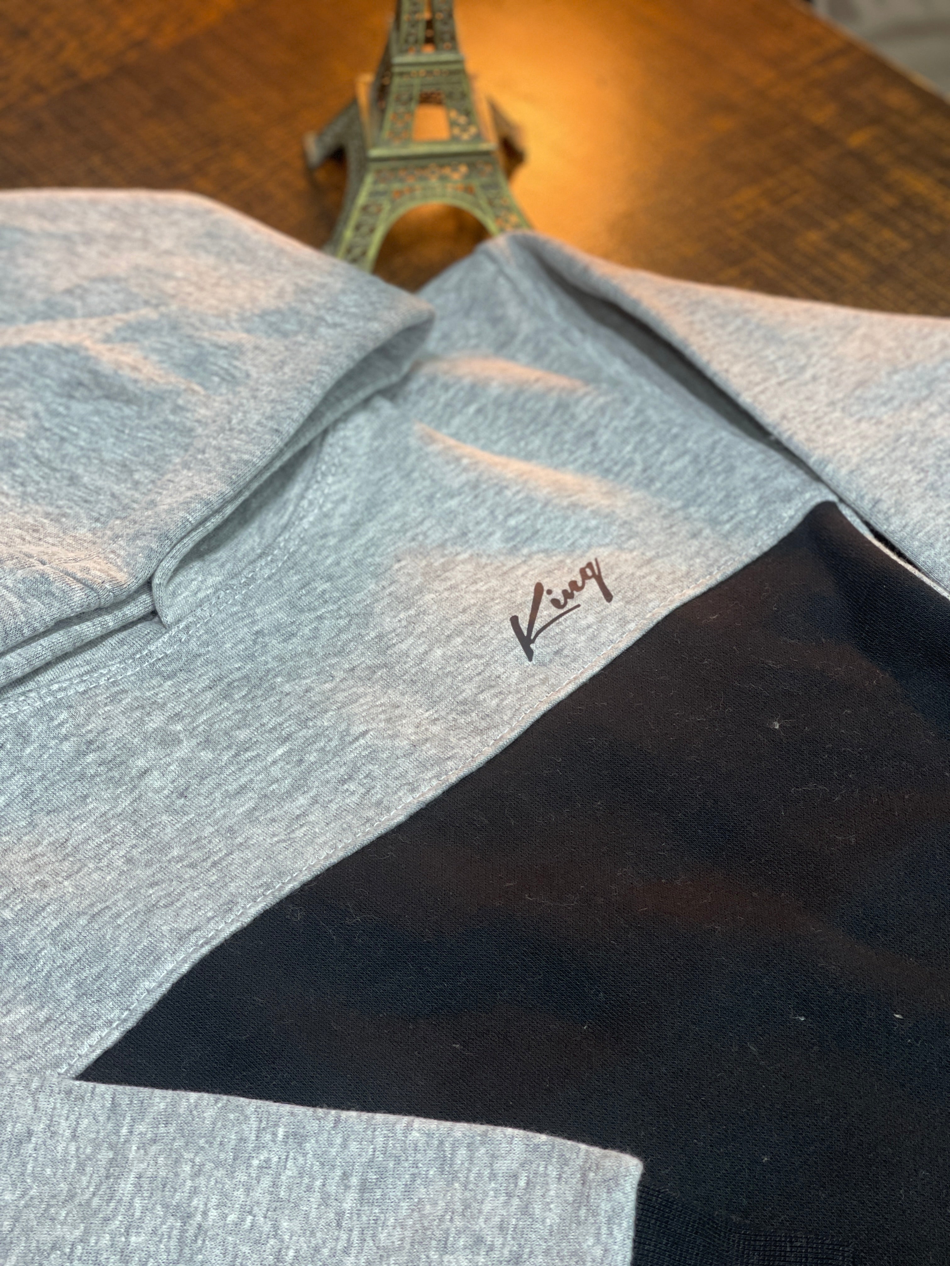 KING - HOODIE WITH TROUSER - PANEL STYLE