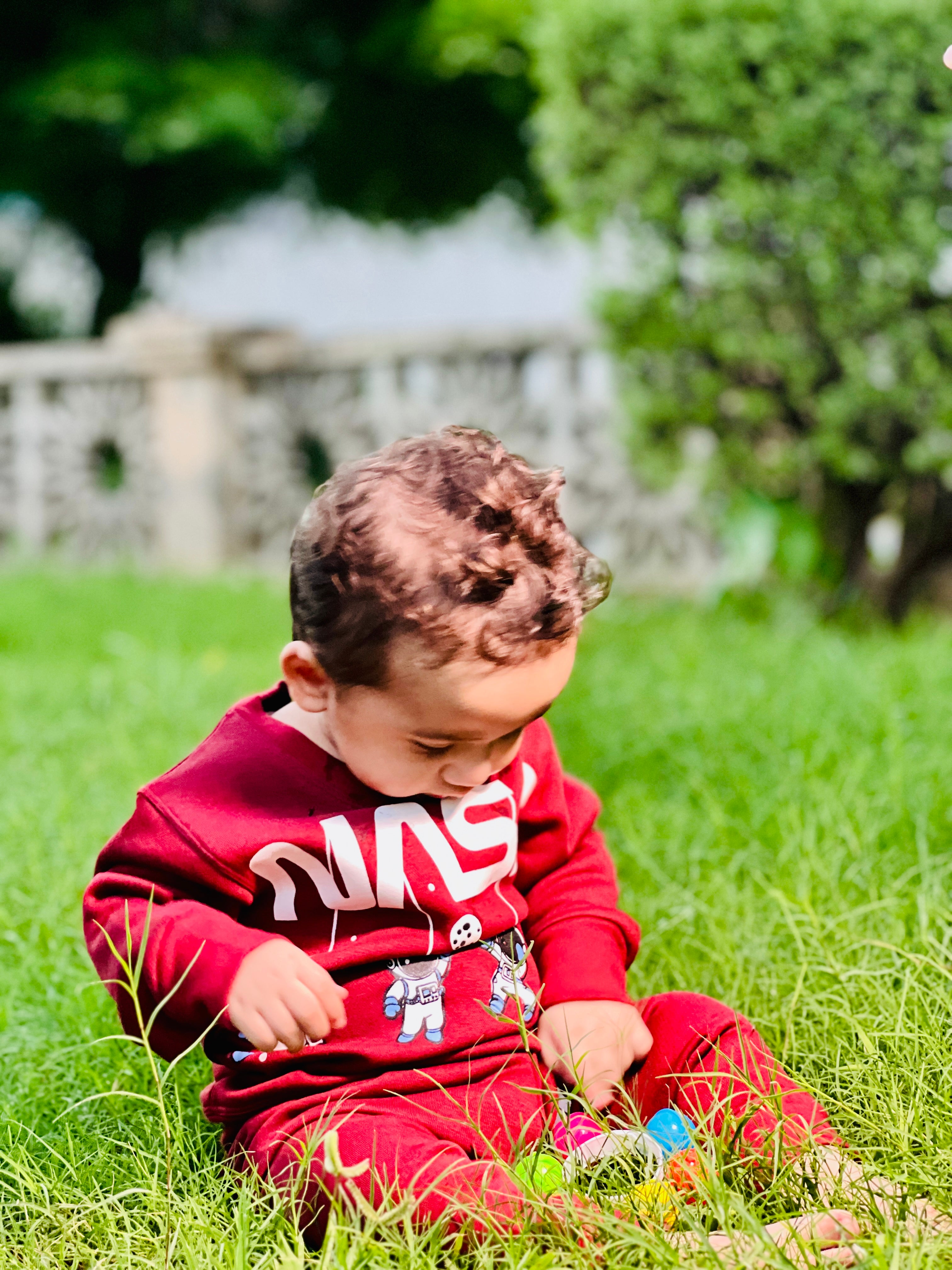 NASA - SWEATSHIRT WITH TROUSER - BURGUNDY