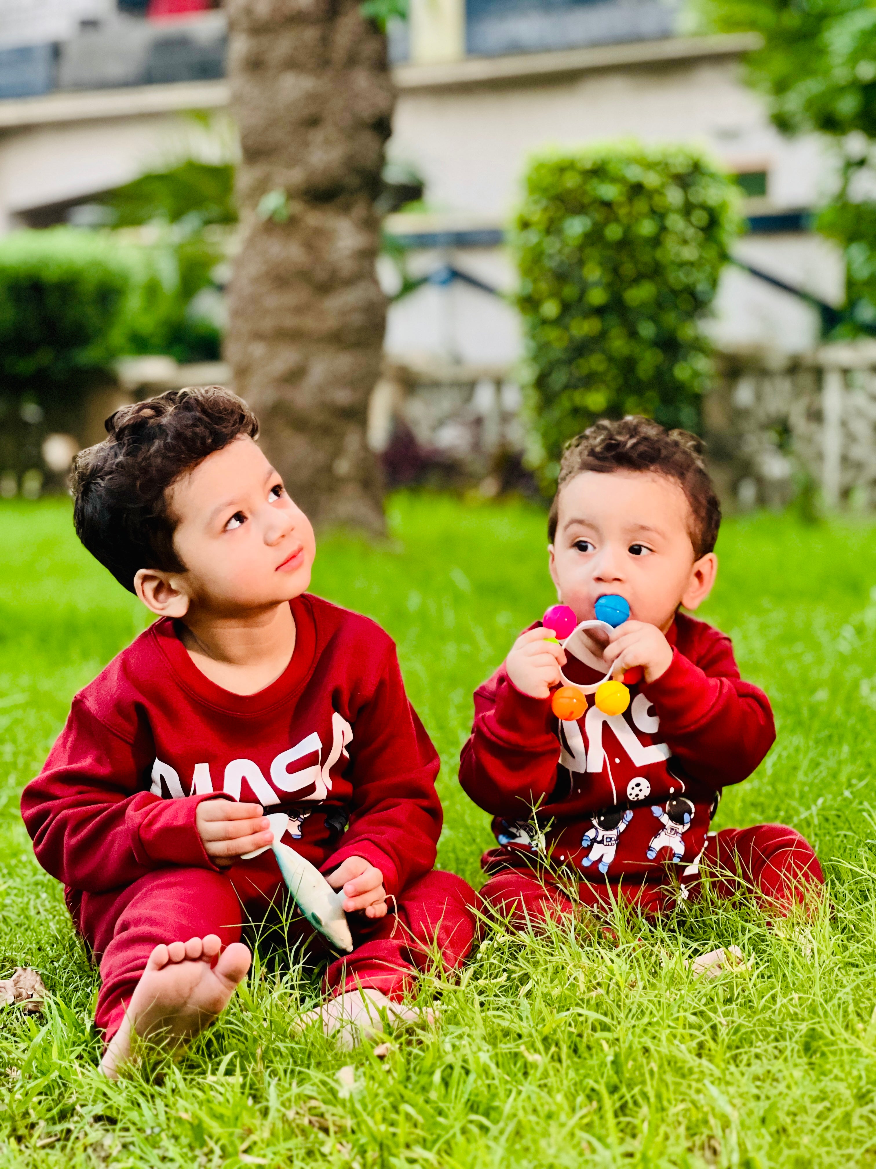 NASA - SWEATSHIRT WITH TROUSER - BURGUNDY