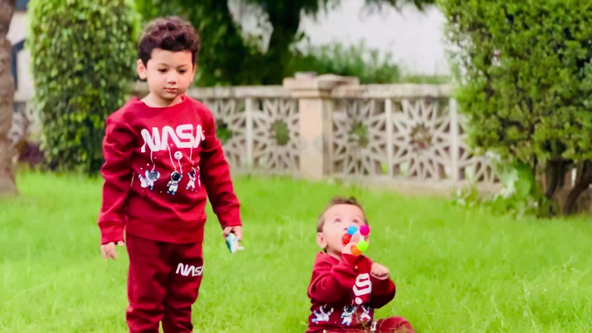 NASA - SWEATSHIRT WITH TROUSER - BURGUNDY